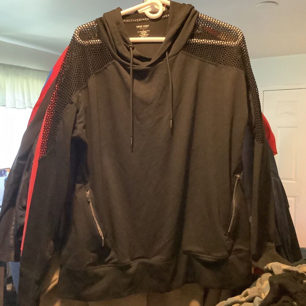 Nine West Active Women’s Hoodie (Black Size large l Super soft and breathabl